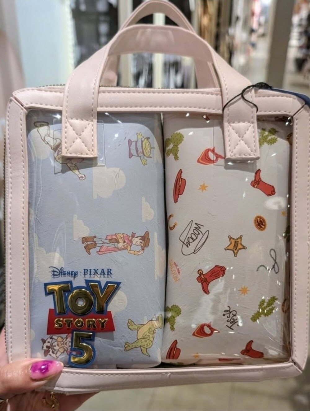 Primark x Disney Toy Story 5 Travel/Make Up Bag 3 Piece Set New